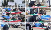 برگزاری ایستگاه سلامت در مسیر راهپیمایی توسط انجمن علمی گروه پرستاری دانشکده 